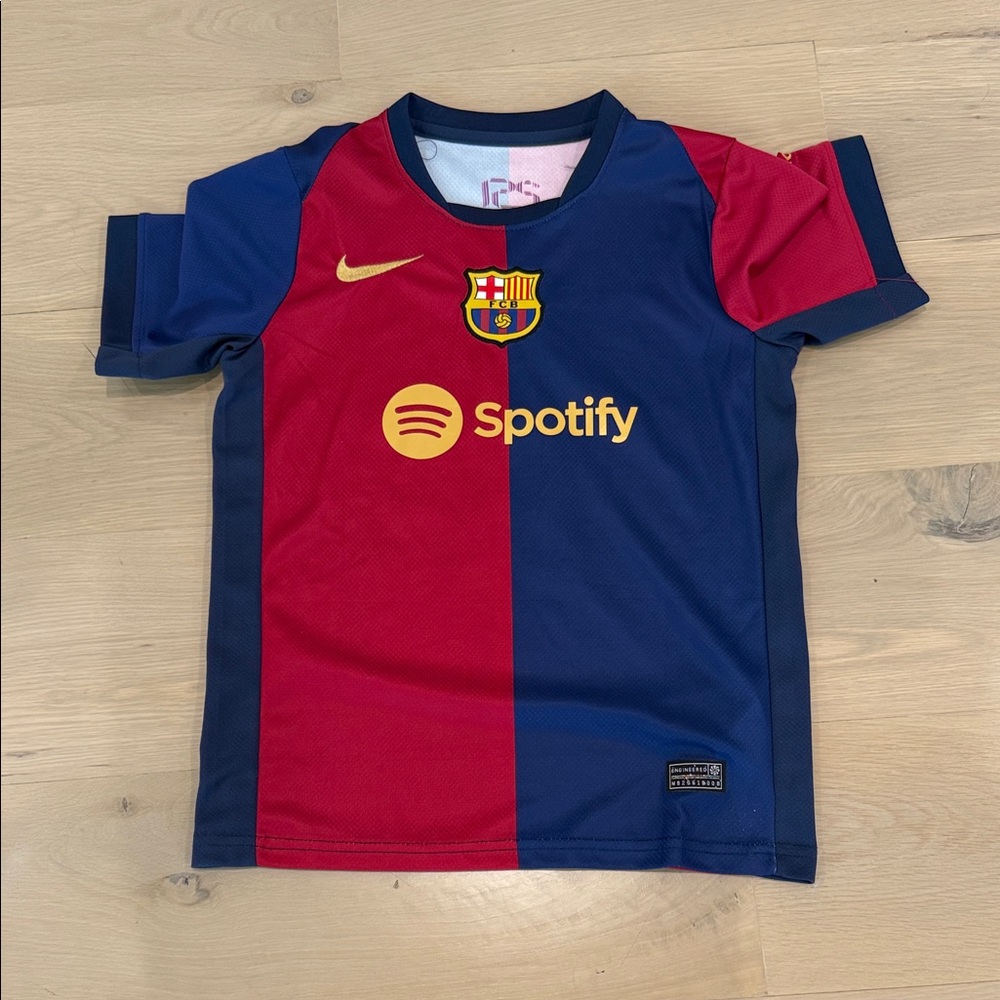 Nike Kids Barcelona Red and Blue Jersey
